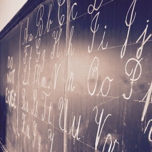 Back to School Article Chalkboard