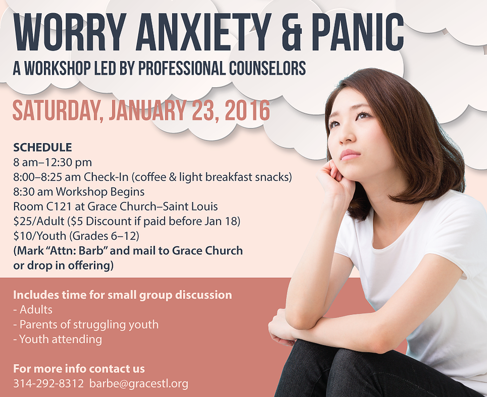 Panic & Anxiety Workshop January 2016