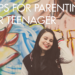 12 tips for parenting teenager - wide title pic
